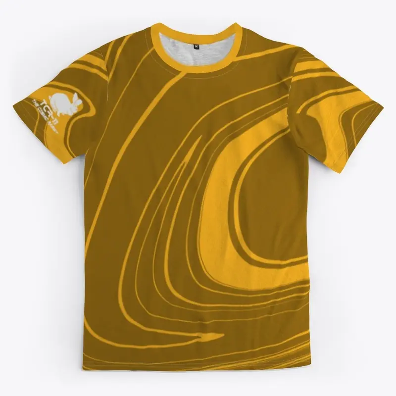 TCR - swirl -mustard 